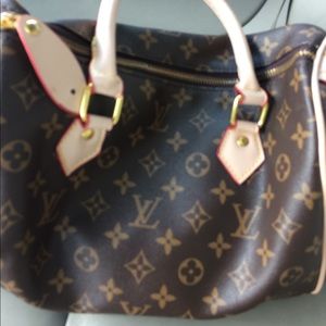 Women's monogram handbag