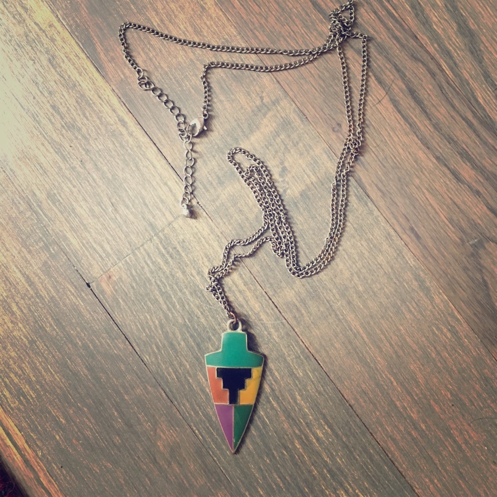 Tribal pendant arrow head