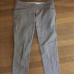 LOFT ankle length khaki/tan dress pants