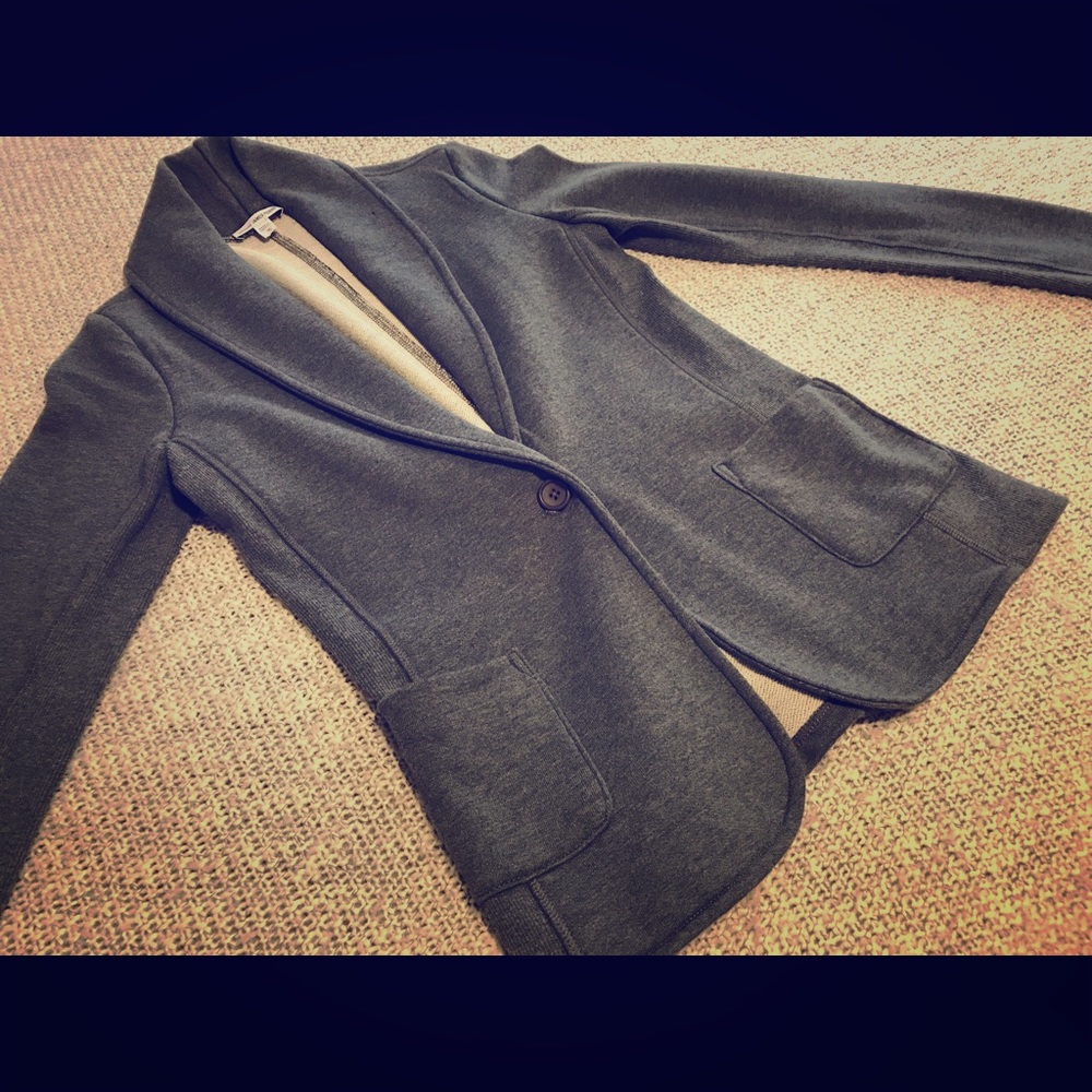 James Perse Shawl-Collar Knit Blazer