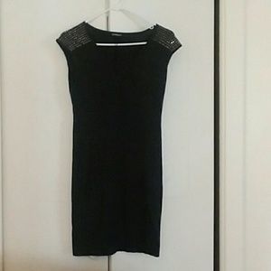 Breath grey new express dress.