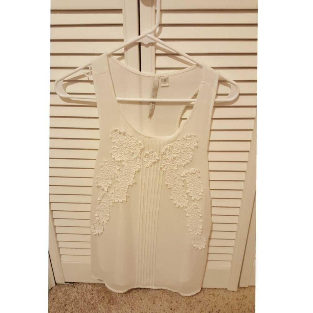 Off White Tank Top