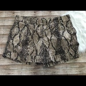 BCBG MAXAZRIA Snake Print Shorts