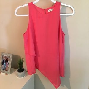 Coral asymmetrical top