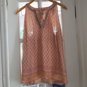 Joie 'Feistner' Floral-Print Sleeveless Top