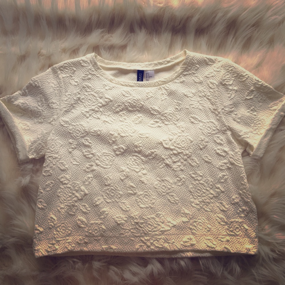 Cream H&M Crop Too