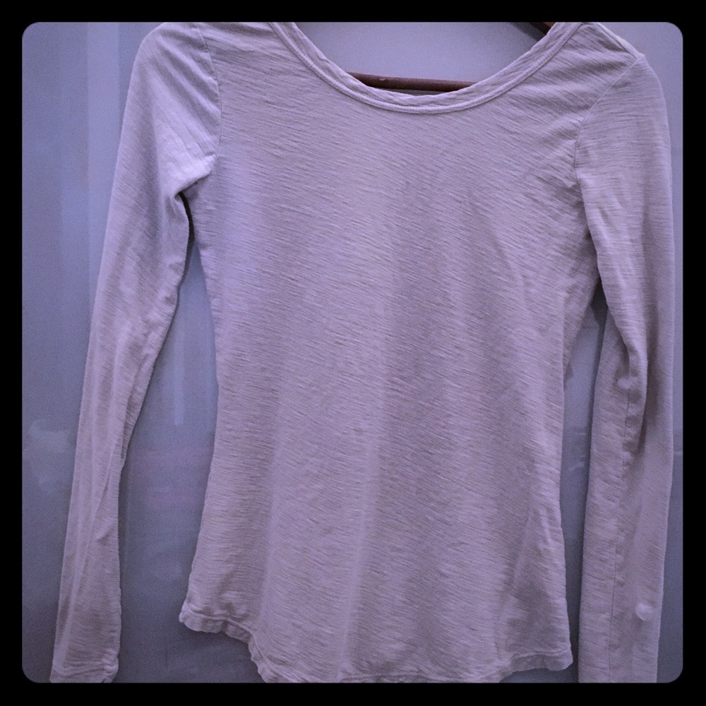 James Perse ballet top size 1 in stone grayish