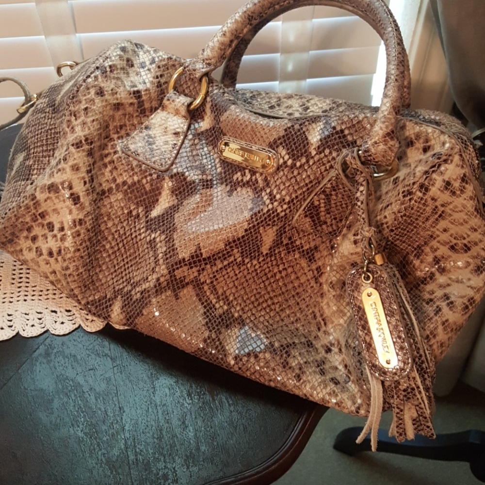 Gorgeous Snakeskin Cynthia Rowley purse