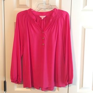 Pink Lilly Pulitzer blouse