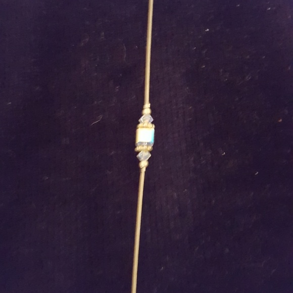 Gold Wire Glass Chain🧡 - Picture 3 of 4