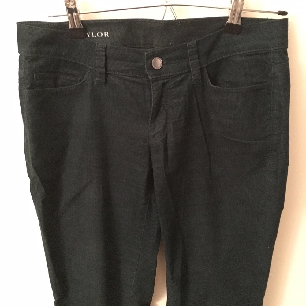 Ann Taylor Green Corduroy Pants