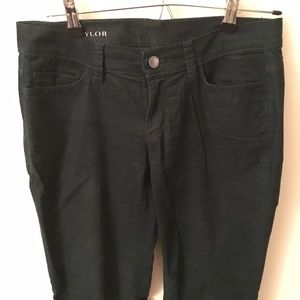 Ann Taylor Green Corduroy Pants