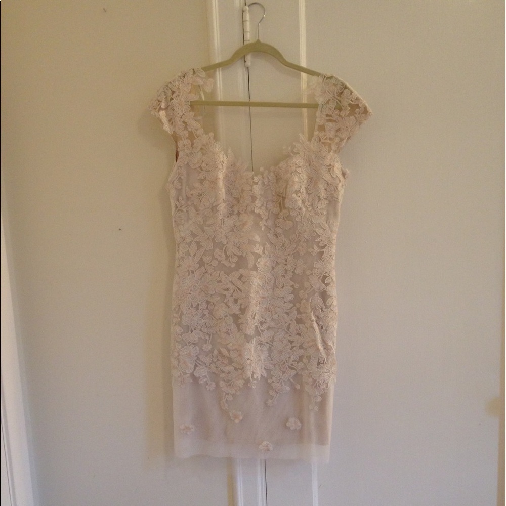BHLDN Tadashi Shoji Solange White Reception Dress