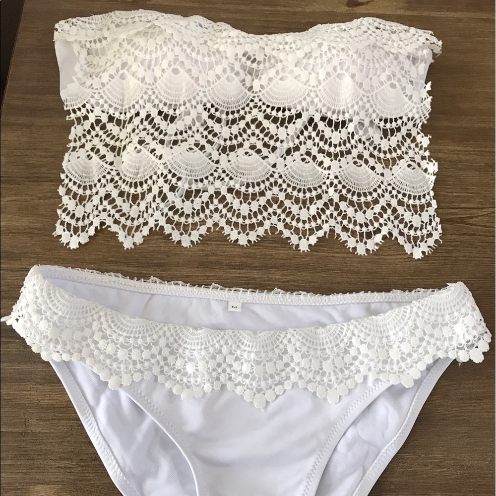 Fun and Flirty White Bikini