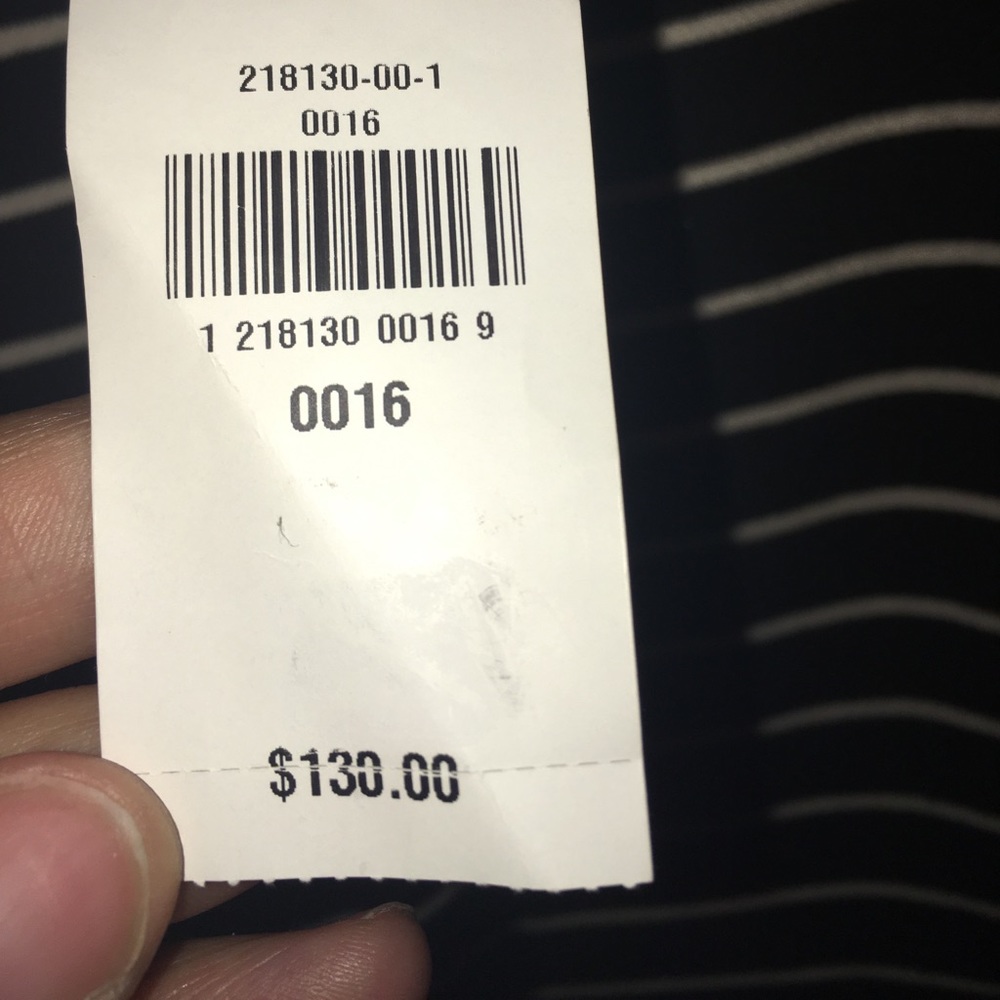 Banana Republic Stripe A-Line Pleated Dress - Picture 3 of 3