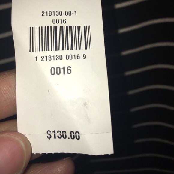 Banana Republic Stripe A-Line Pleated Dress - Picture 3 of 3