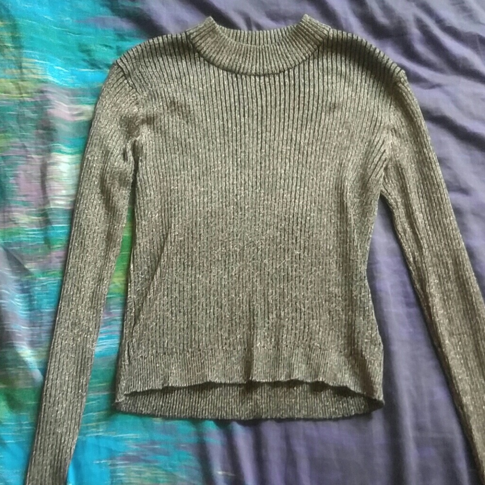 H&M Pink Sparkly Long Sleeve