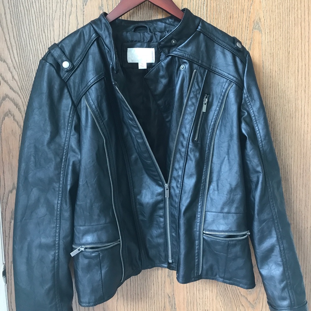 Xhilaration (Target brand) fake leather jacket