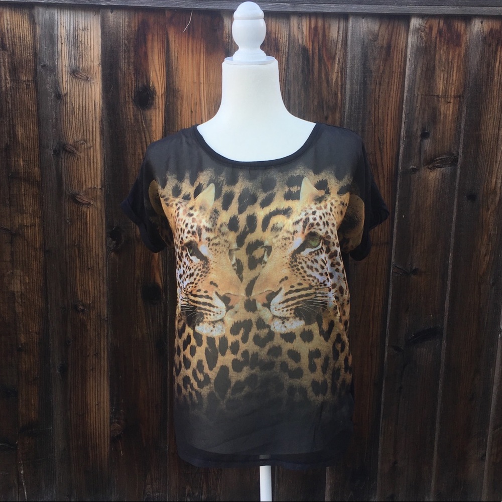 F21 Cheetah Shirt