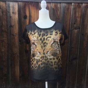 F21 Cheetah Shirt
