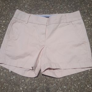J Crew Chino Blush Shorts Size 0