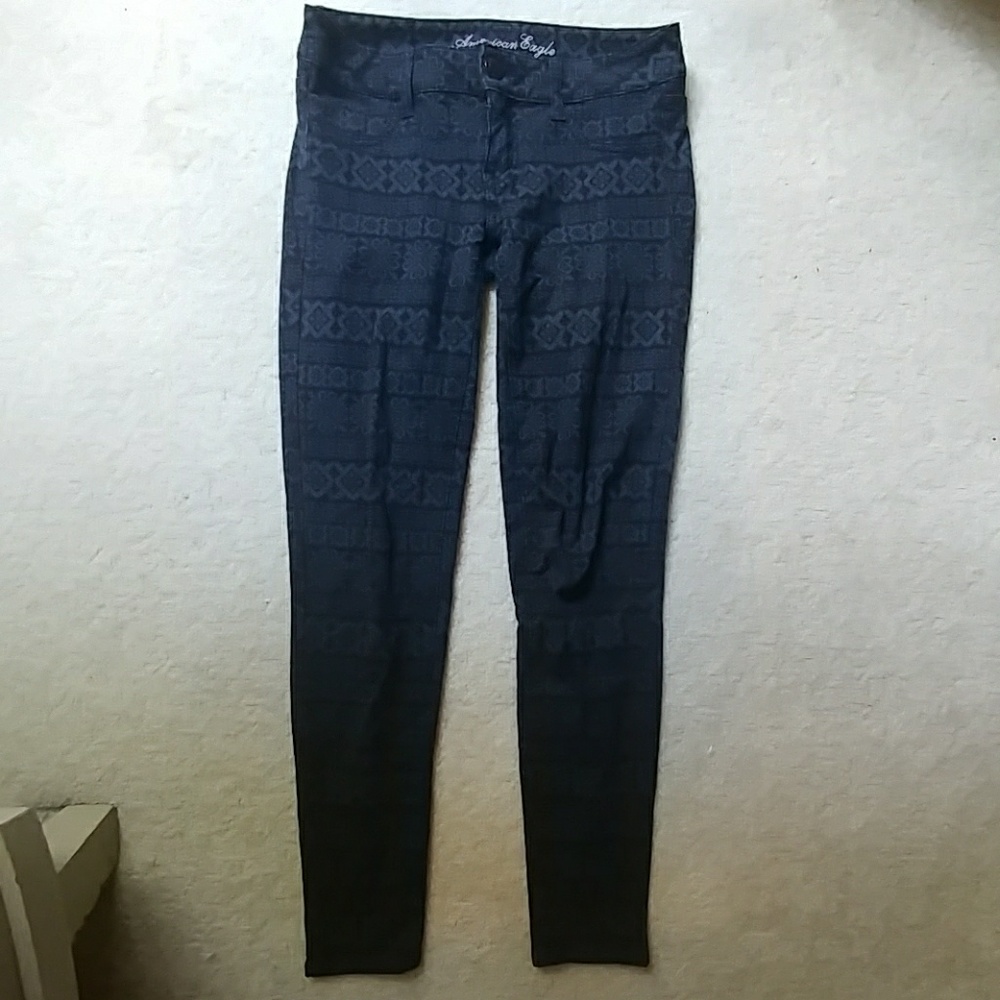 American Eagle Super Stretch Patterned Jeggings