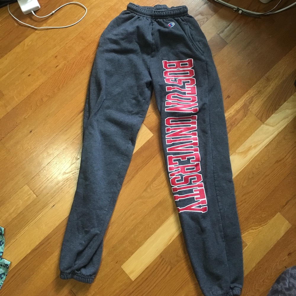 Boston University sweatpants