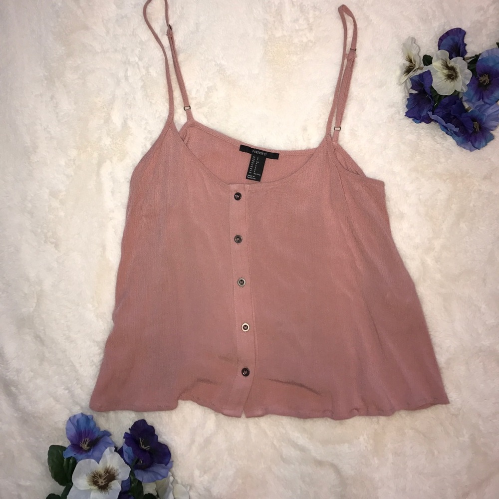 Forever 21 Mauve Tank Top (S)