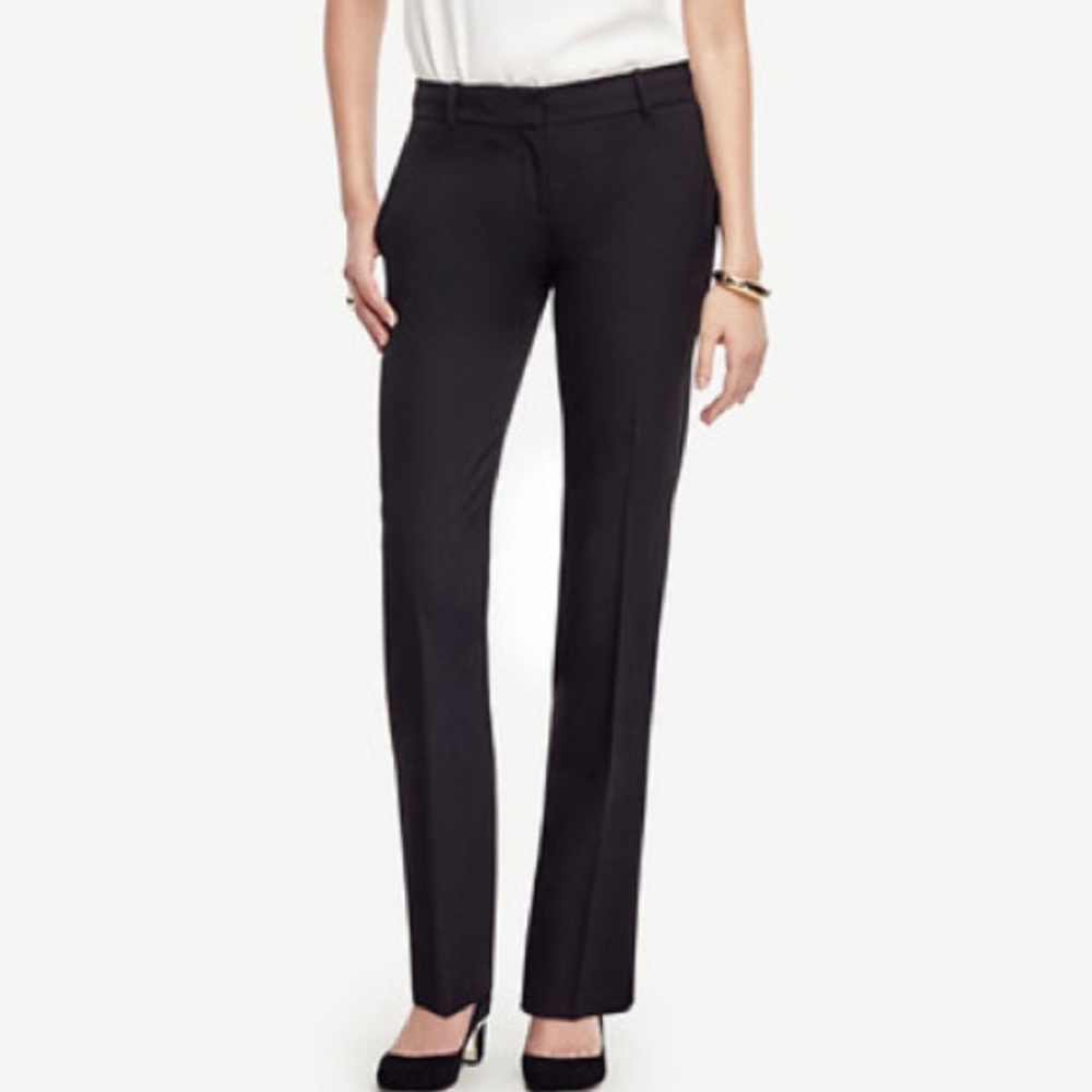 Ann Taylor Petite Straight Leg Pant- Ann Fit