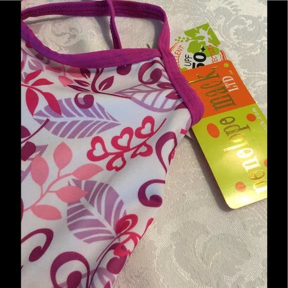 Adorable Toddler Girl One Piece Swim Suit - Picture 3 of 3