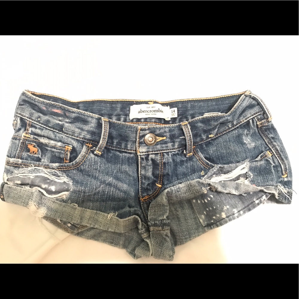 Abercrombie Jean shorts (size 0)