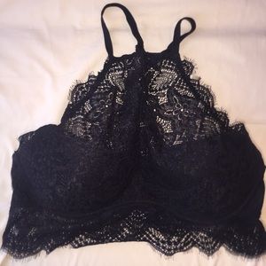 Victoria Secret Eyelash Lace Halter Bra