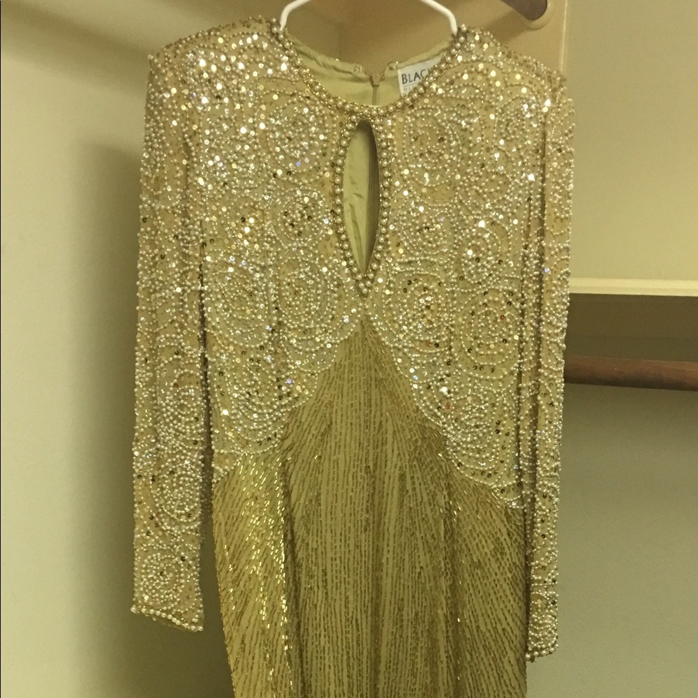 Vintage Oleg Cassini Beaded gown