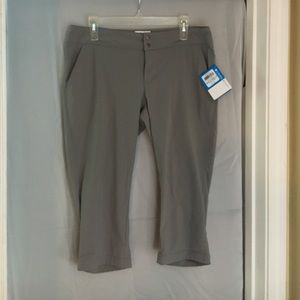 NWT Grey Columbia Capri's