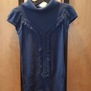 Navy Cowl neck sweater