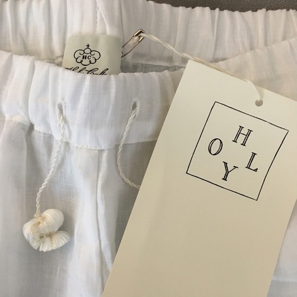 NWT Holy Caftan Sifo Corto White Shorts - Picture 2 of 3