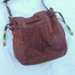 J Crew Leather Bucket Purse