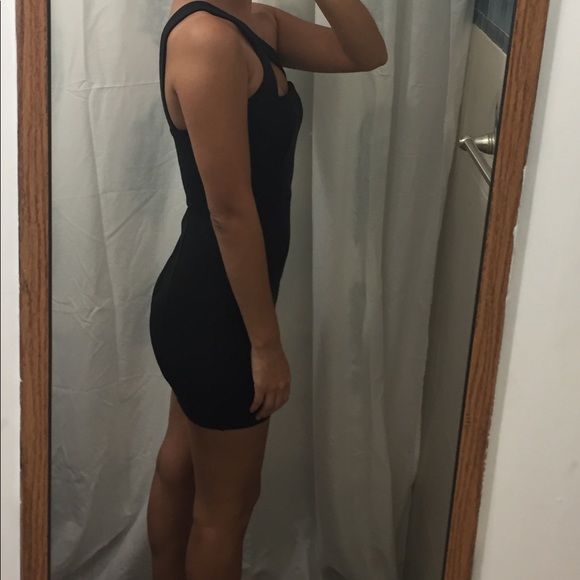 Black && Gold Mini Dress - Picture 2 of 4