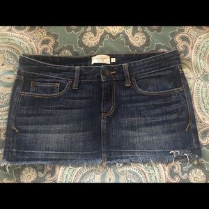 Hollister denim skirt.