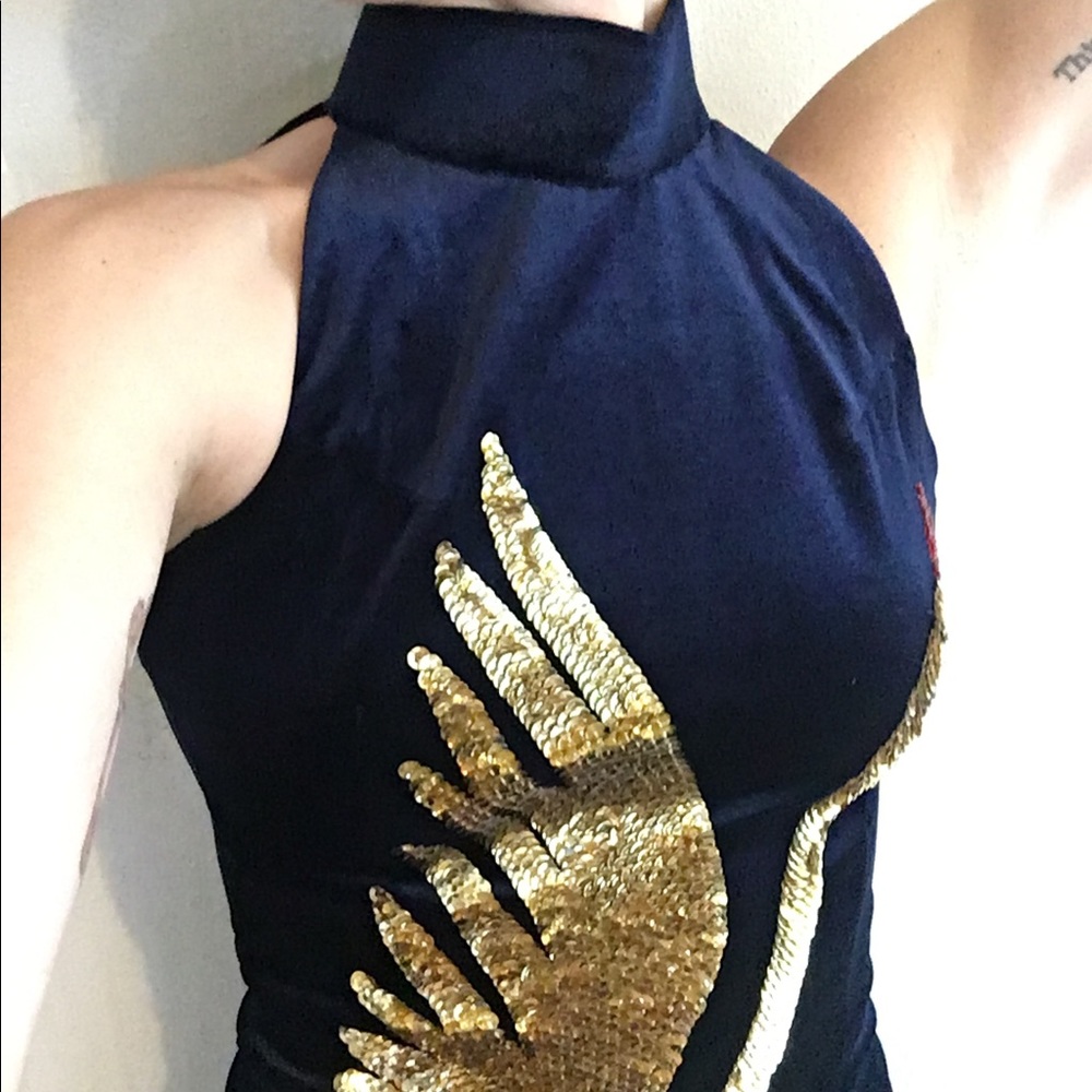 Vintage Bird Gown