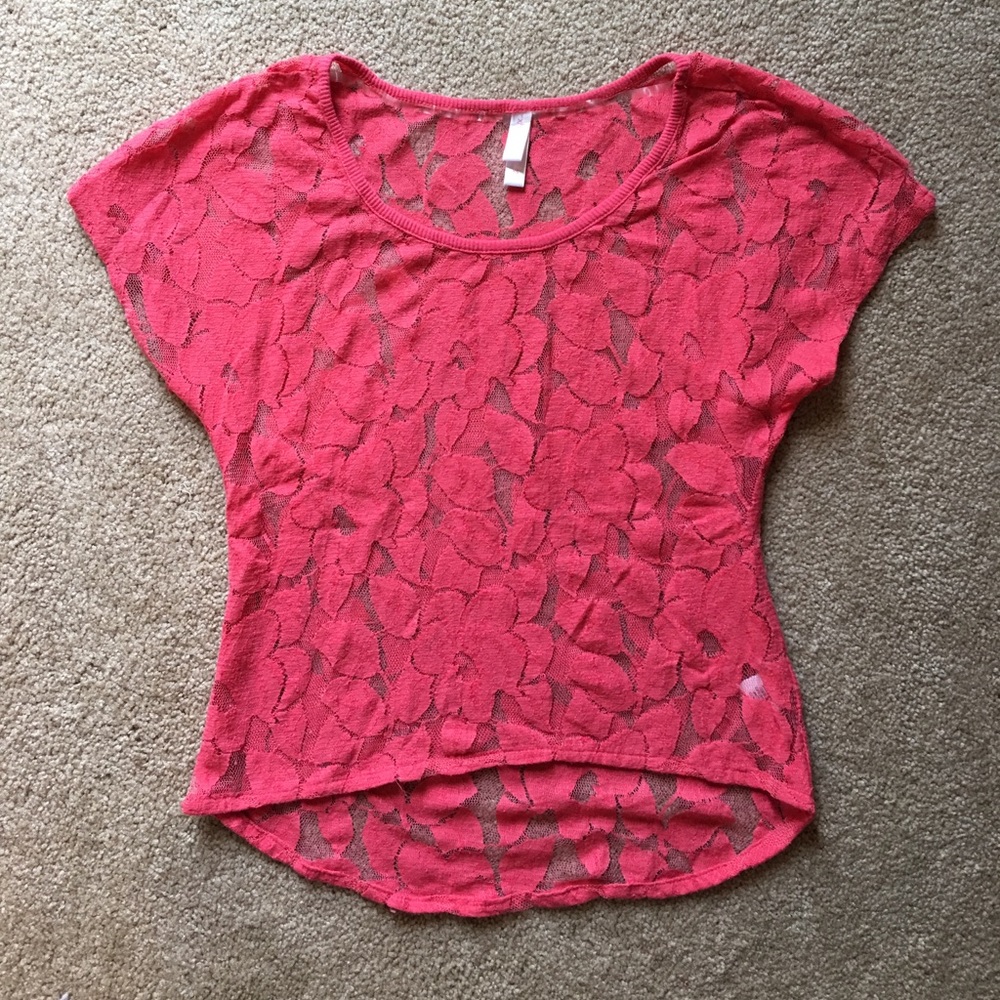 Pink Flower Top