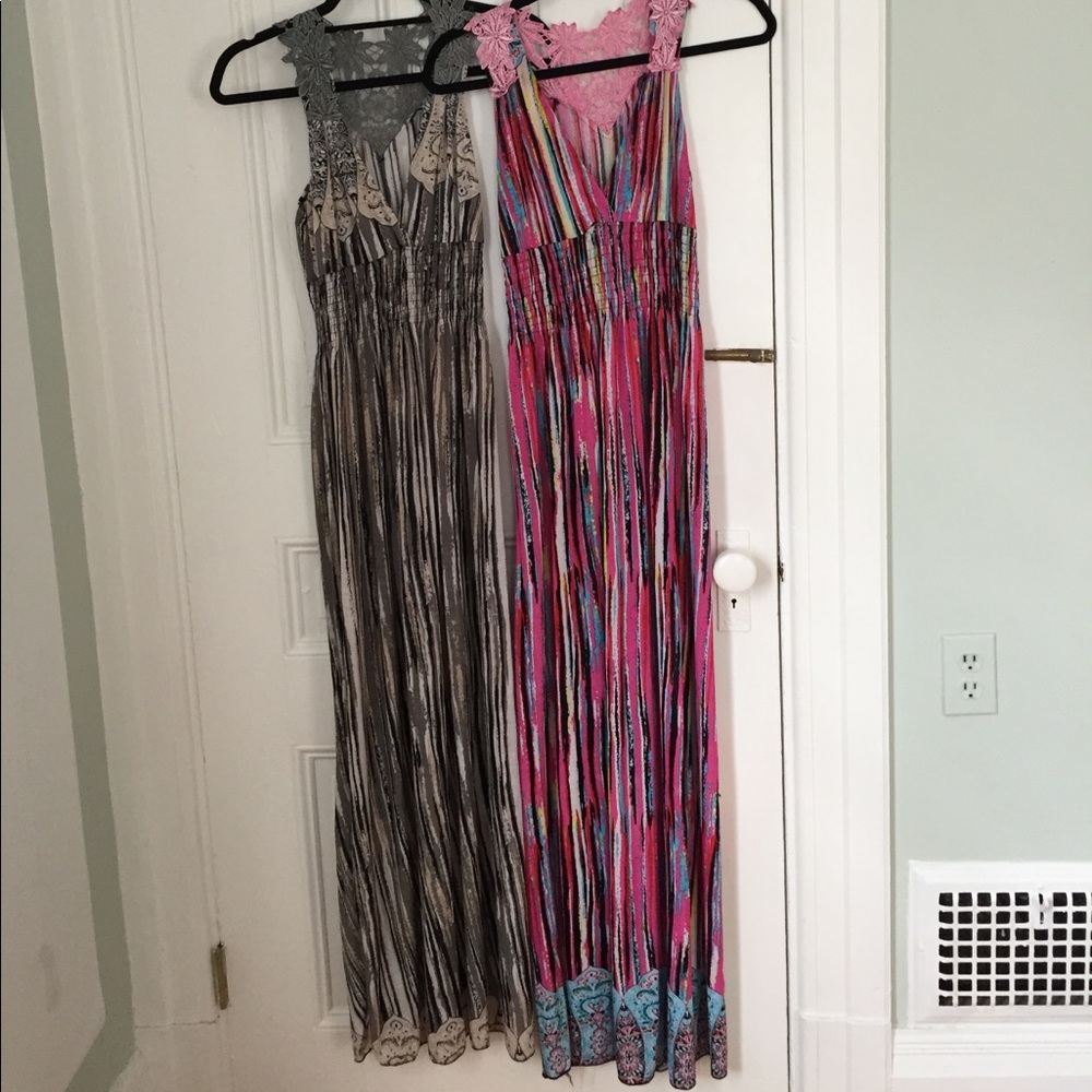 Beach summer dresses set of 2