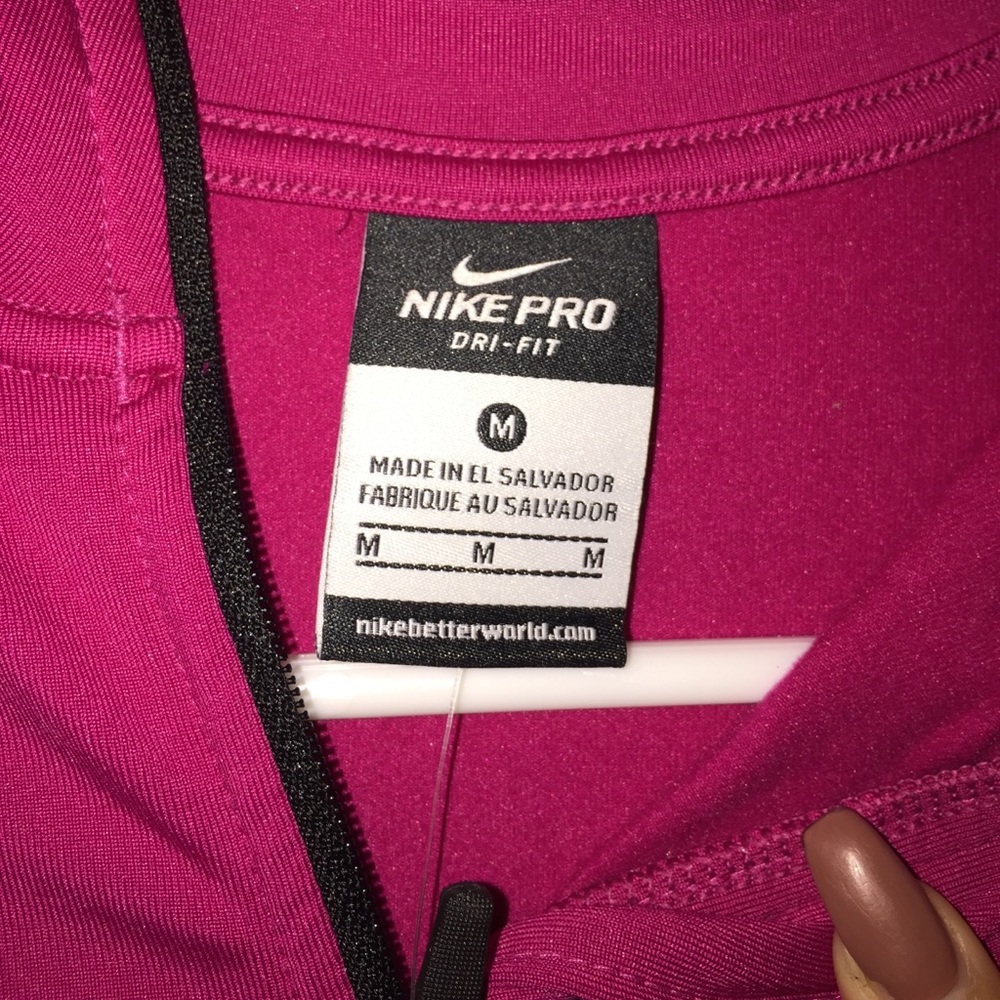 Nike pro dri-fit half zip running shirt - Picture 3 of 4