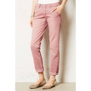 Anthropologie Pilcro Pink Hyphen Chinos NWT