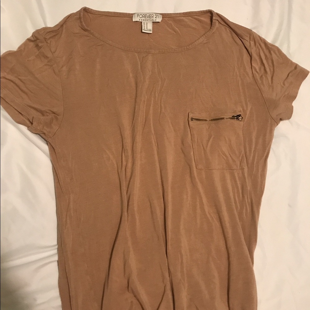 Baggy Tan T shirt