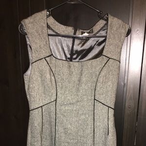 Grey shift dress