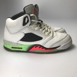 Nike Air Jordan 5 Retro "Infrared/Poison Green"