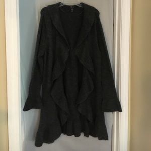 Beautiful dark gray Cardigan, long length