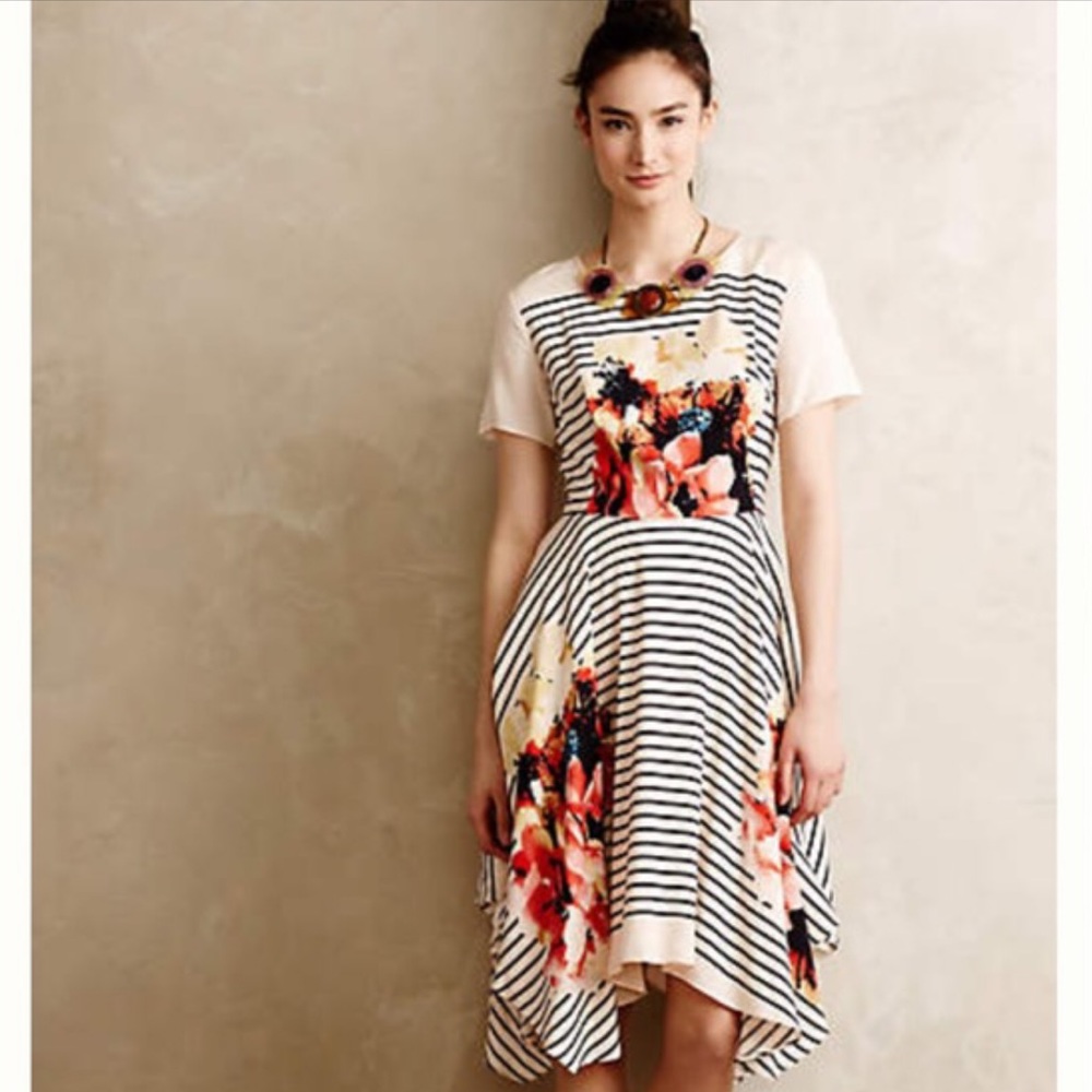 Anthropologie Verna Midi Dress