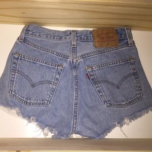 Vintage Distressed Cut-off Levi Shorts